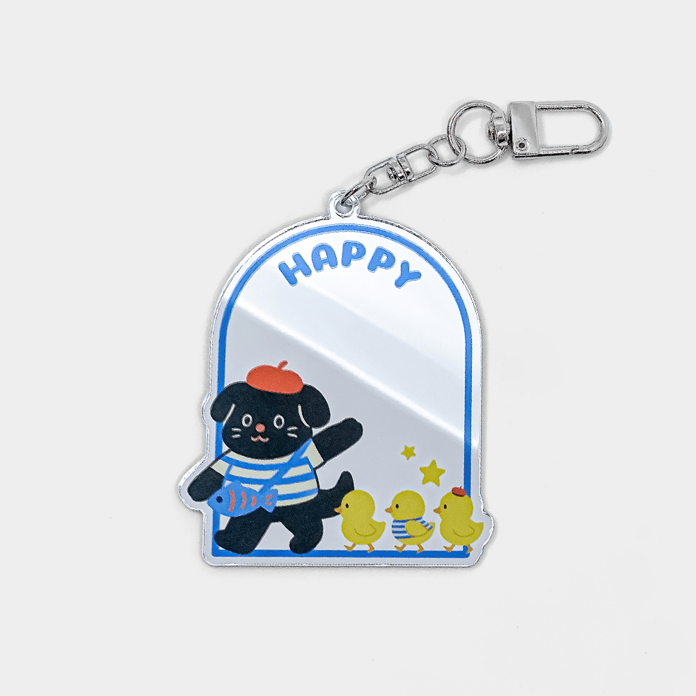 미러 아크릴 키링