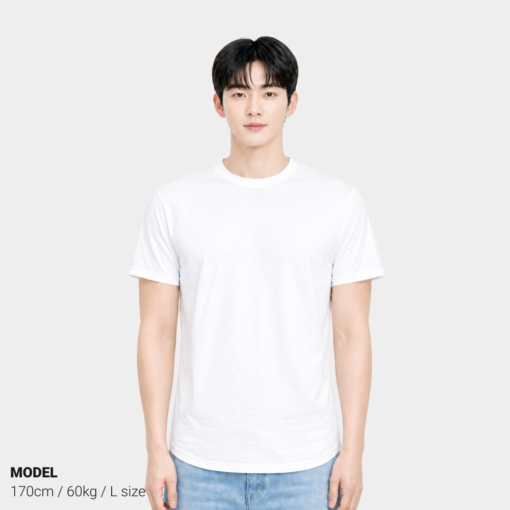 팀블링 슬림핏 라운드 티셔츠