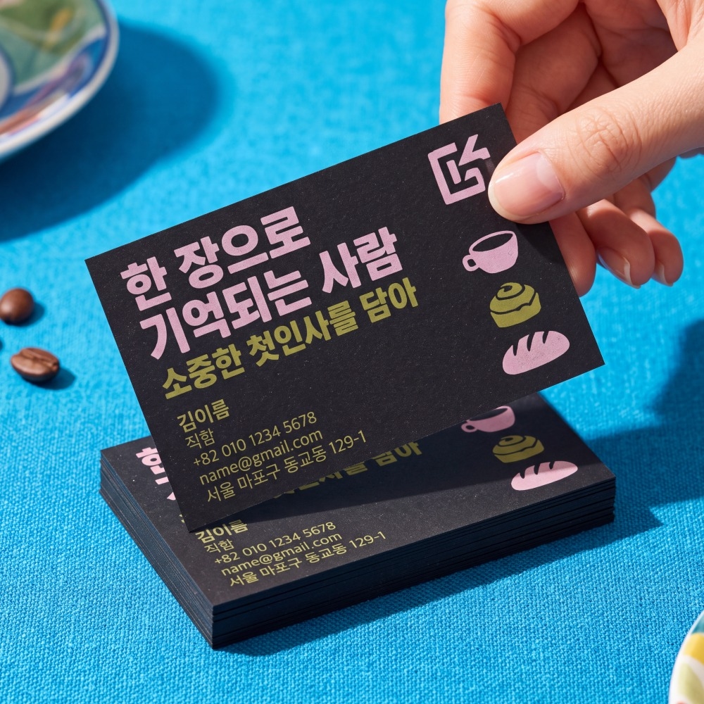 컬러 명함